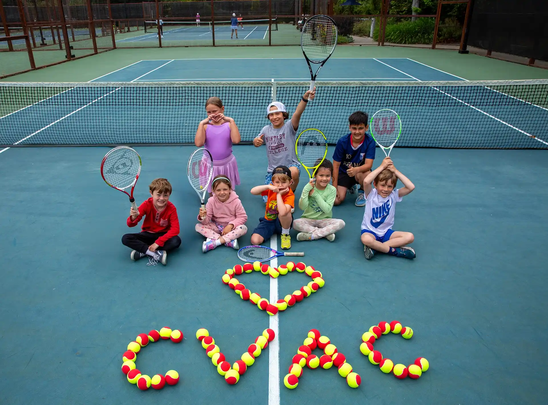 Kids playing in the pool at CVAC Summer Camp